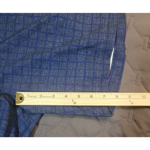 Nike Men’s Dri-Fit Golf Shorts Blue Check Tour Performance Size 32 EUC - Picture 8 of 8